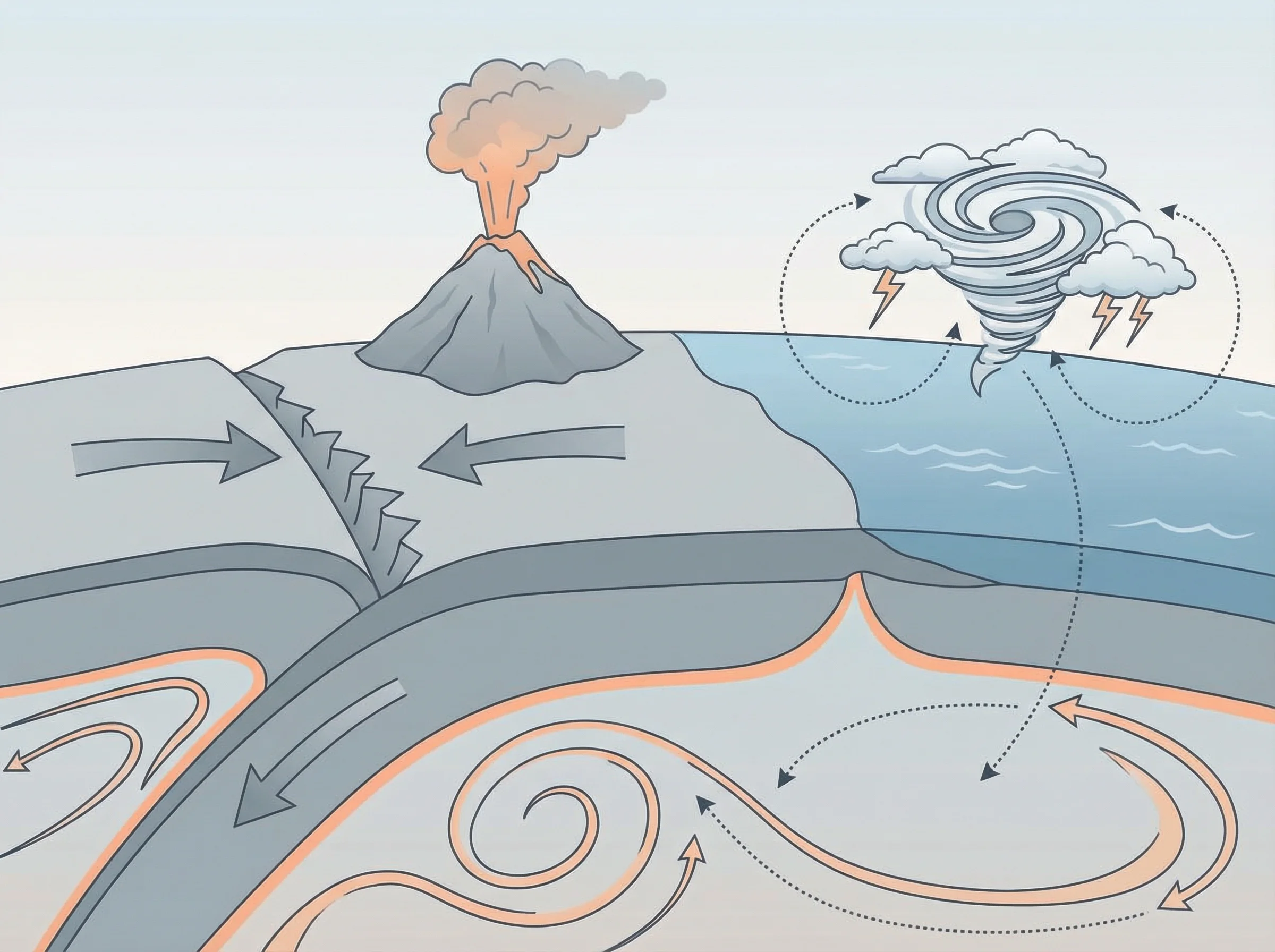 Природные риски и их причины, 800x600