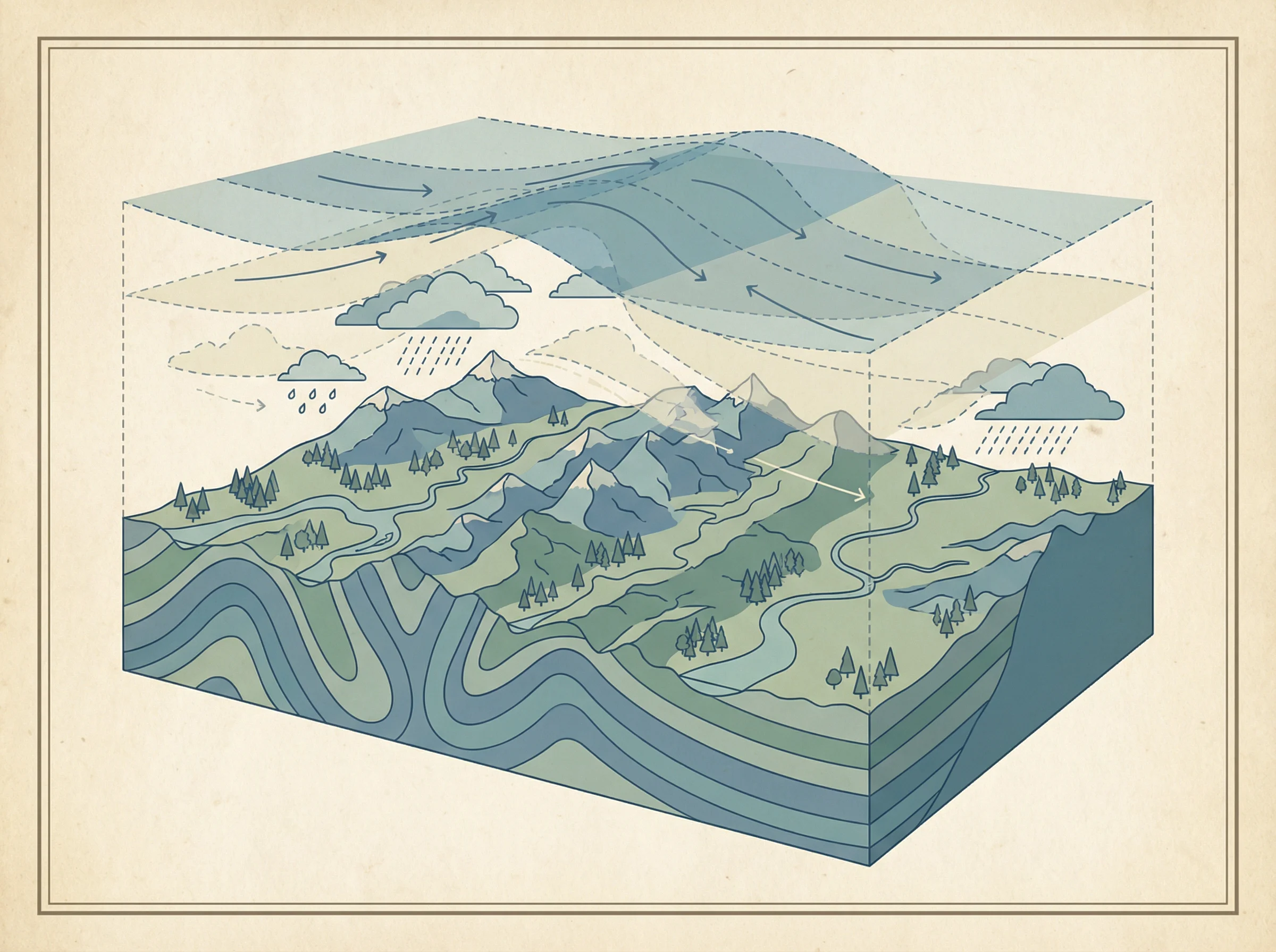 Основы физической географии: рельеф и климат, 800x600